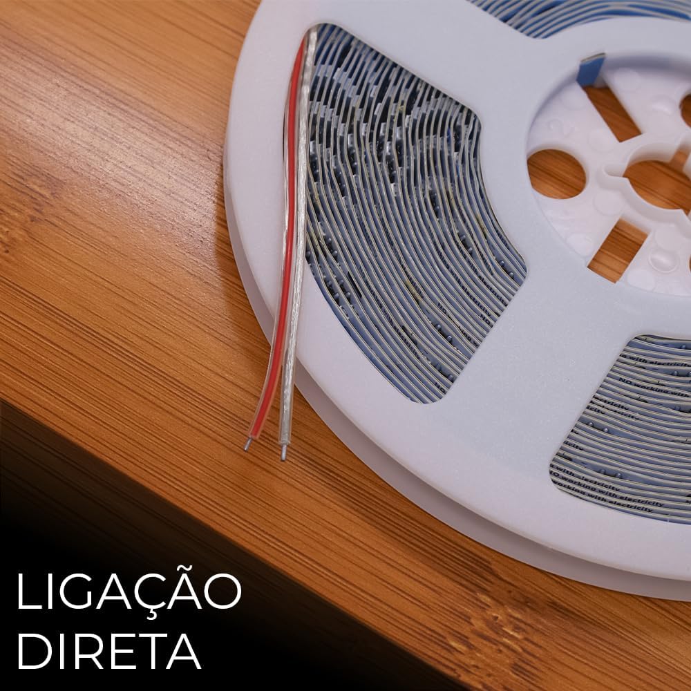 Fita De Led Direta 110V 120LEDs/M - 4000K (Luz Neutra)