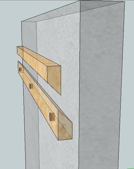 Régua Chanfrada/Mão Amiga em MDF 15mm