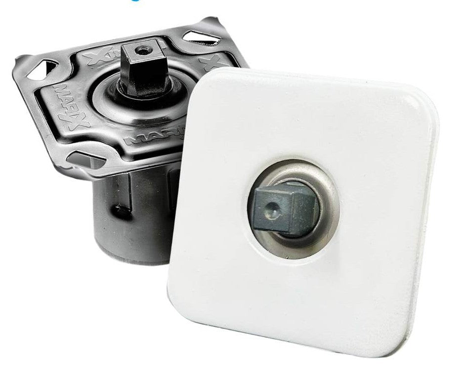 Mola Marix para Porta de Madeira com tampa Branca