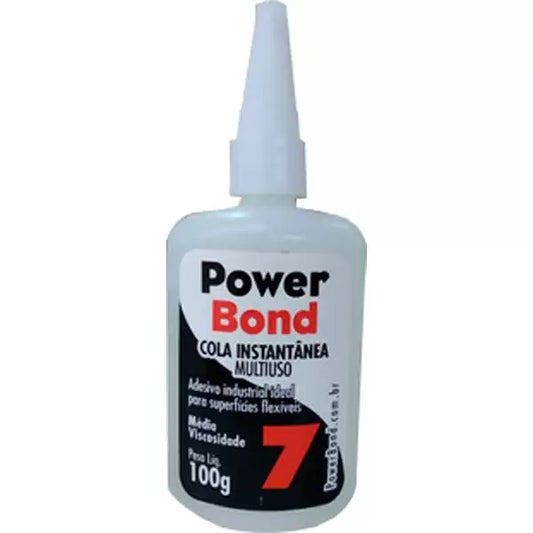 Adesivo Instantâneo Power Bond N.7 100g Bico B