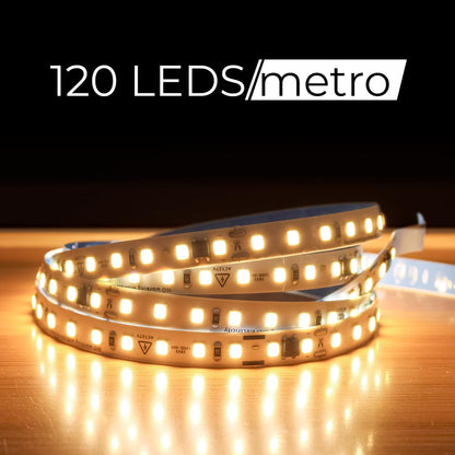 Fita De Led Direta 110V 120LEDs/M - 3000K (Luz Amarela)
