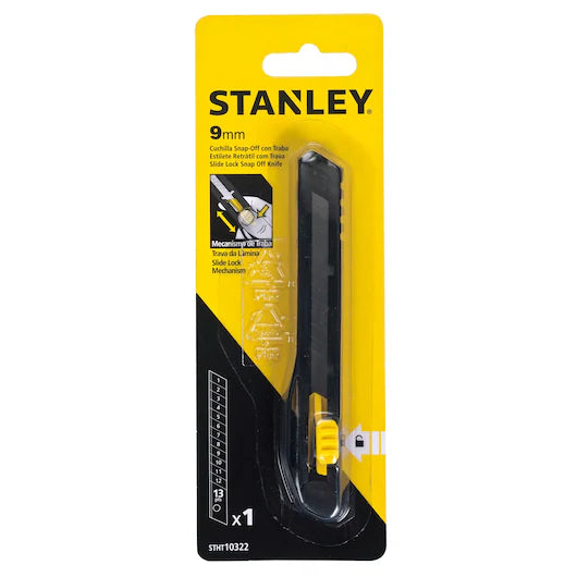 Estilete Retrátil Com Trava Automática 9mm