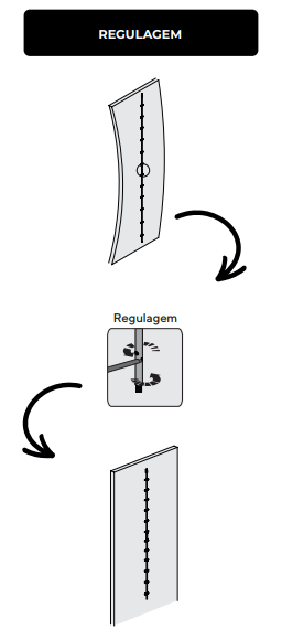 Desempenador Sobreposto Zincado Simples - Marca DeToni