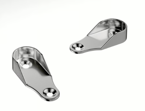 Suporte Lateral Oblongo Cromado HD