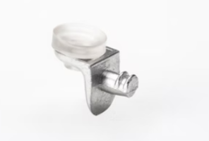 Suporte para prateleira com silicone (prateleira de vidro)