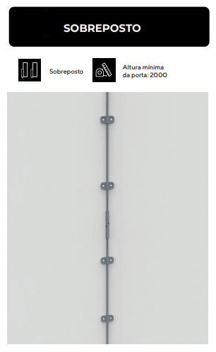 Desempenador Sobreposto Zincado Simples - Marca DeToni