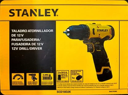 Kit Parafusadeira/Furadeira 12V - 3/8" (10mm)