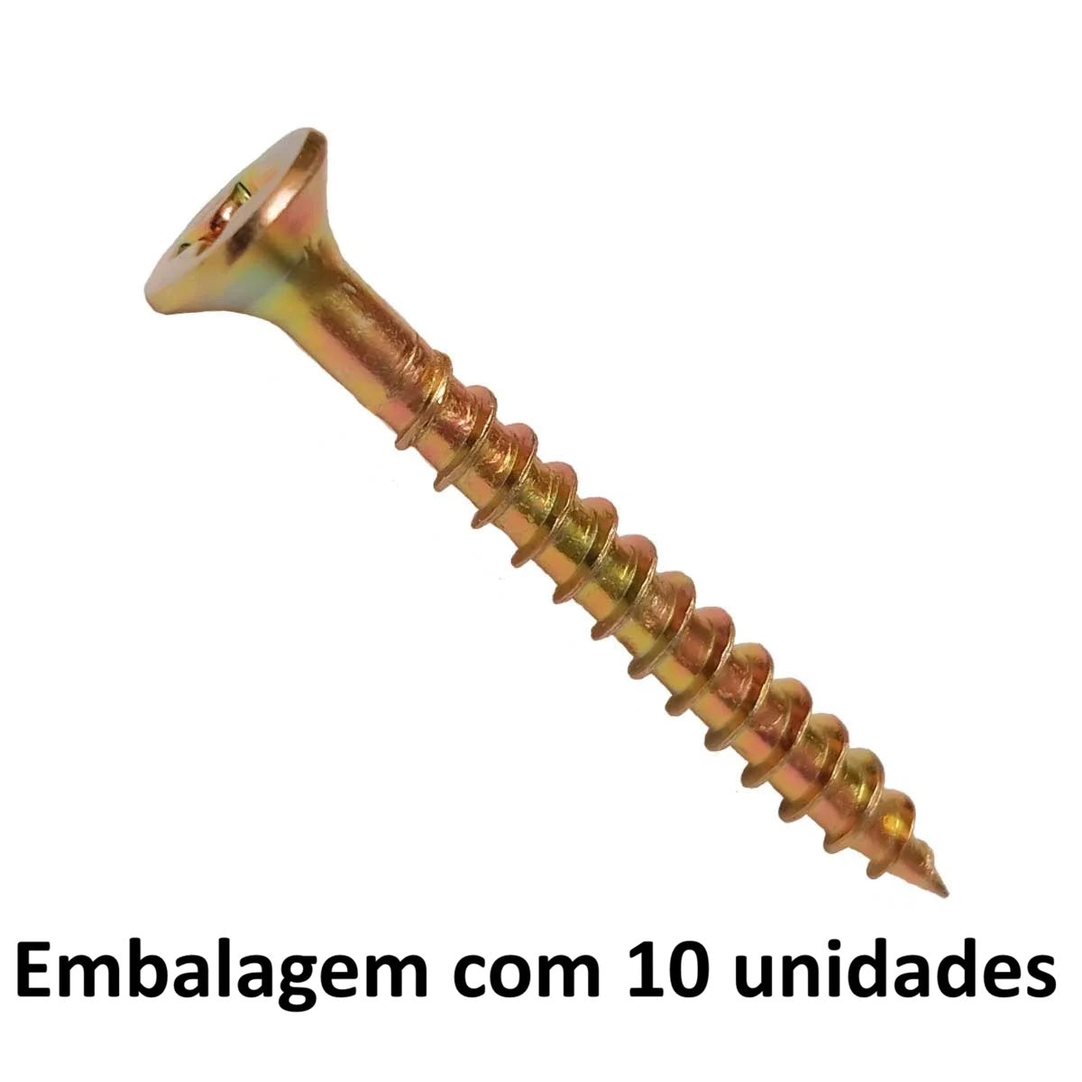 Parafuso Chipboard CH PHS - 10 unidades