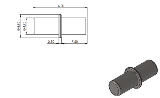 Suporte Prateleira Metal Oringui 5mm