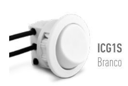 Interruptores Bolinha Branco - Com Chicote