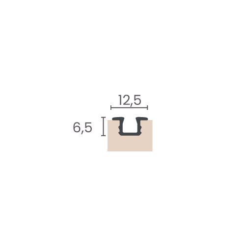 Trilho Embutir - 2053 - Alternativa
