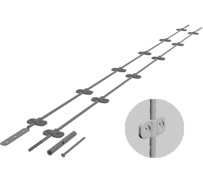 Desempenador Sobreposto Zincado Simples - Marca DeToni