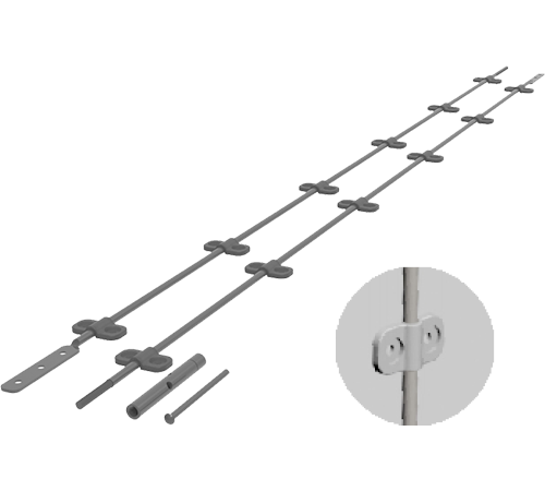 Desempenador Sobreposto Zincado Simples - Marca DeToni