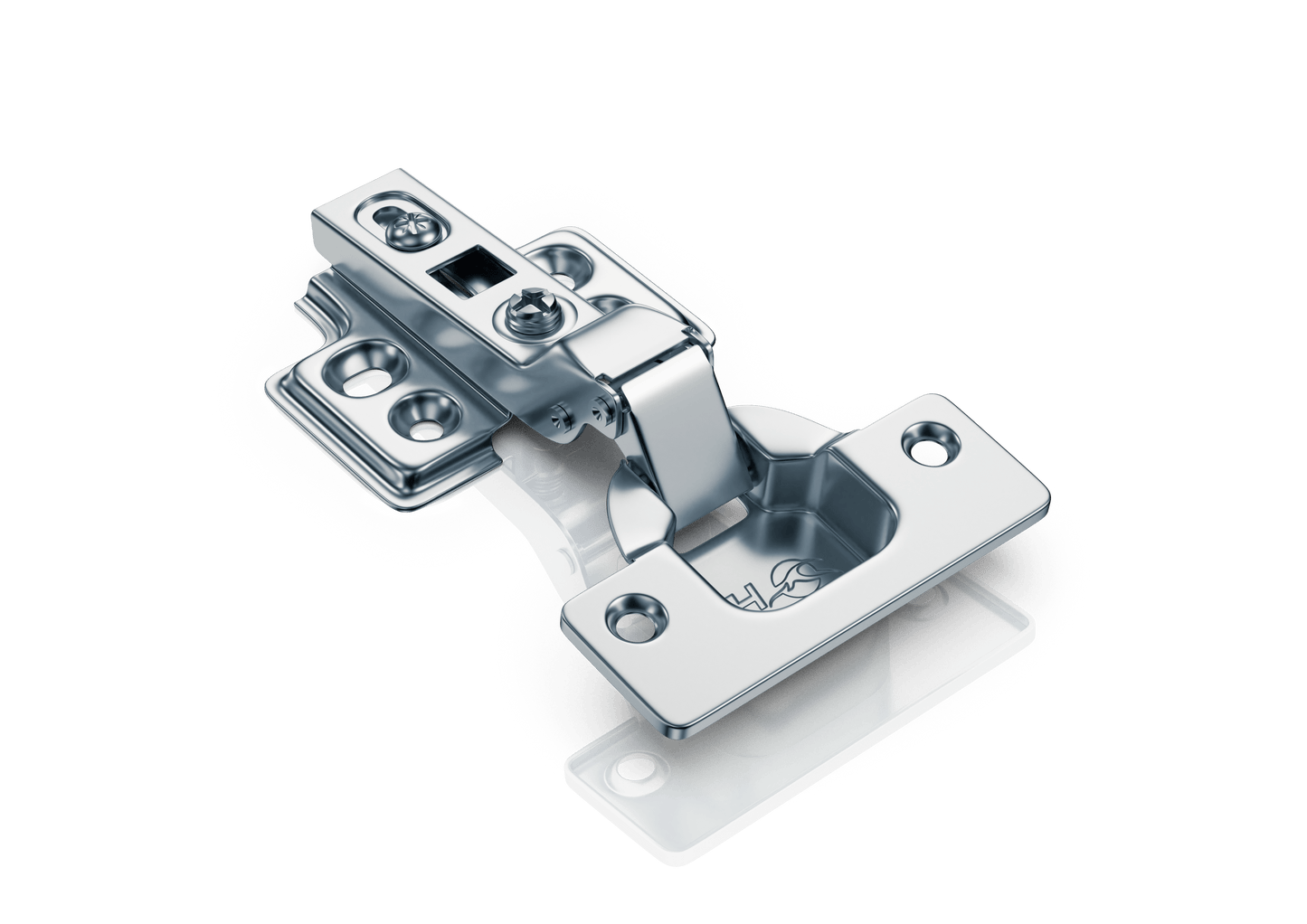 Dobradiça Inox Curva HD