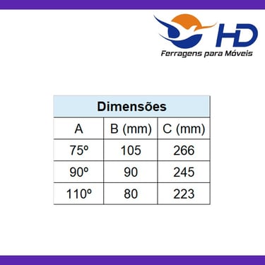 Pistão A Gás Inverso Cinza