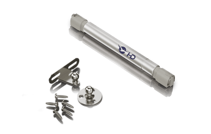 Pistão A Gás Inverso Cinza