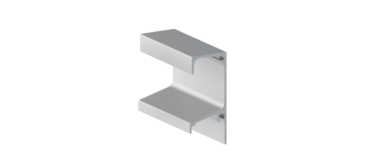 Perfil Puxador Sobreposto 5047T - Puxador Gola Para MDF de 18MM - Alternativa