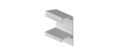 Perfil Puxador Sobreposto 5047T - Puxador Gola Para MDF de 18MM - Alternativa