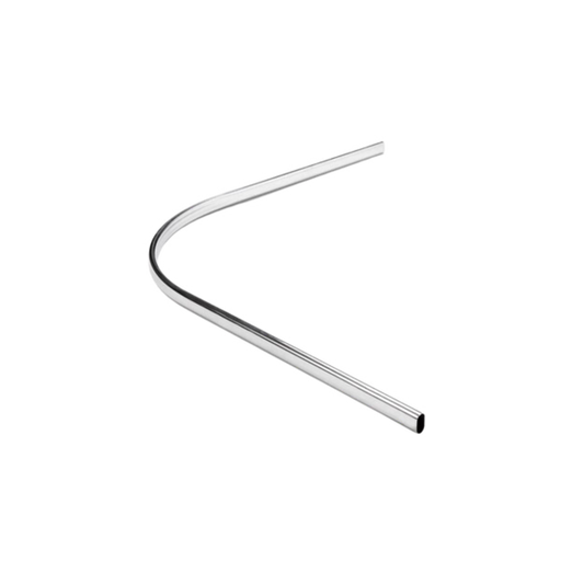 Tubo Cabideiro Curvo 90° Oblongo - HD